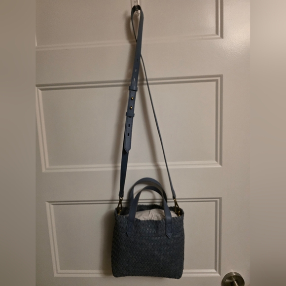Madewell Small Transport Crossbody:  Woven Leather Edition - Picture 2 of 10